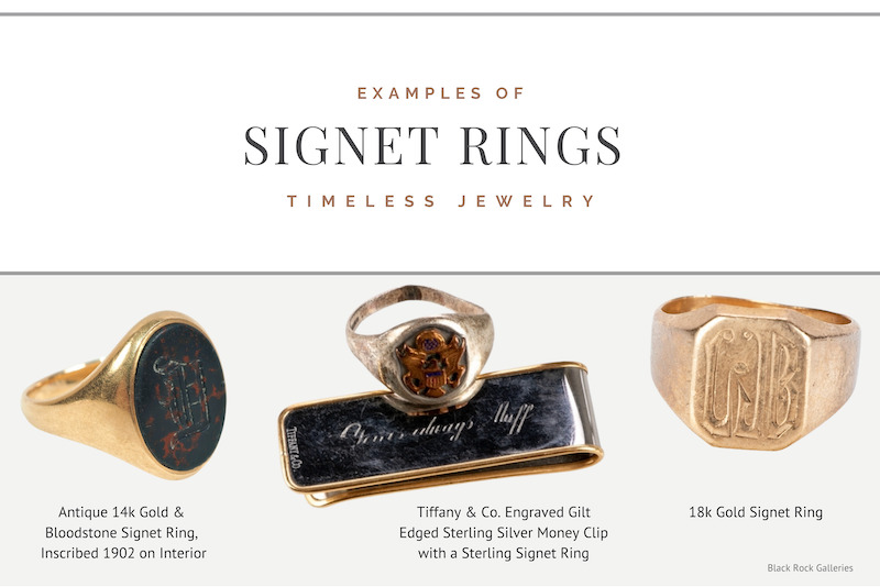 Signet rings are trending in BRG sales -- particularly in mens jewelry.